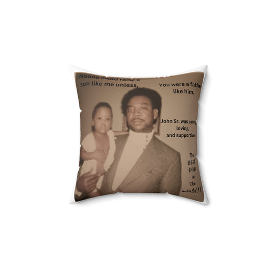 Spun Polyester Square Pillow, Home Decor Pillow