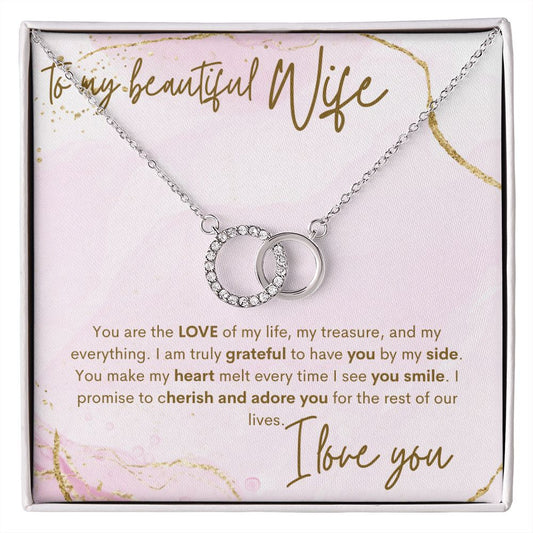 Perfect Pair Necklace for the Most Beautiful Woman in the World from your Loving Husband